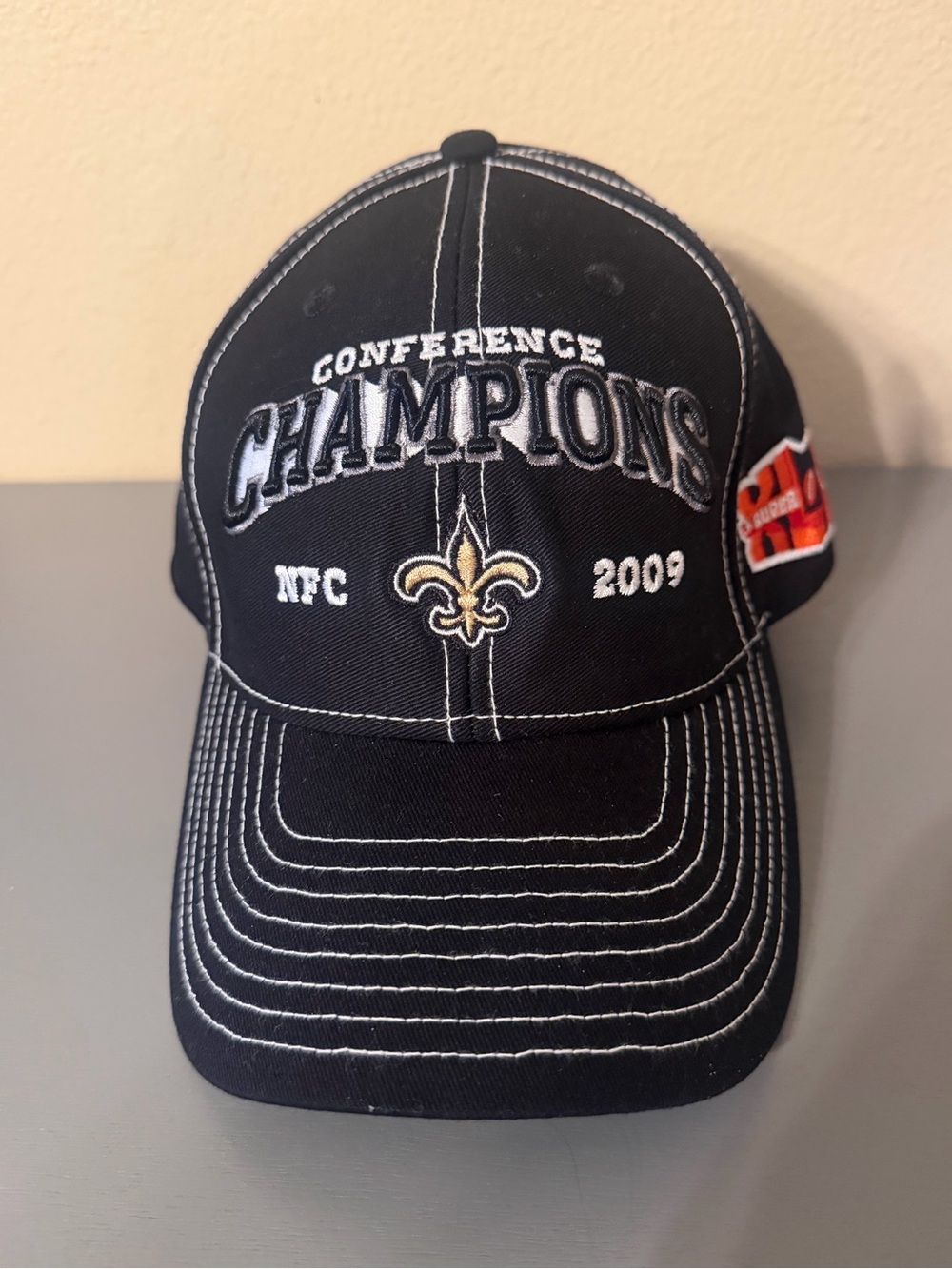 2009 New Orleans Saints NFC Champions Super Bowl XLIV Hat NWT